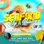 Seafood Sip & Paint 8.24 7pm-11pm