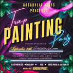 Trap Glass Painting Party