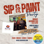 Sip & Paint Party Inside of Rosie O Grady’s