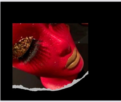 DIY Diva Planter Head KIT(Red Paint)