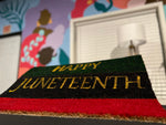 Juneteenth Doormat