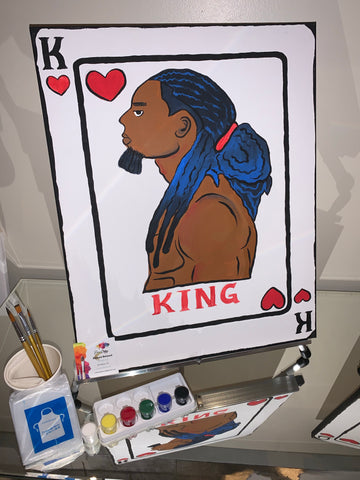 King of Hearts Paint Set