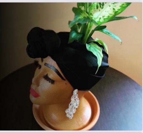 DIY Diva Planter Head KIT (Caramel color paint)